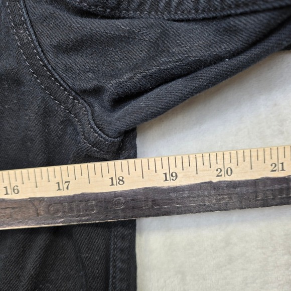 Levis Trucker Denim Jacket Mens Small Mens Black Classic Jean Jacket - Picture 9 of 12